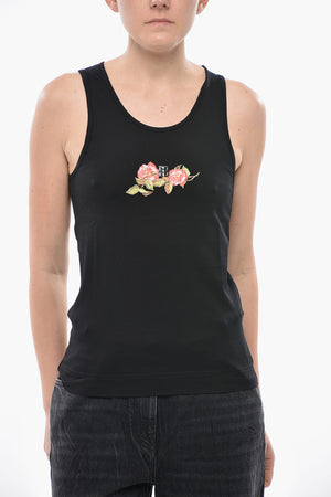 Tanktop ROSES aus Baumwolle