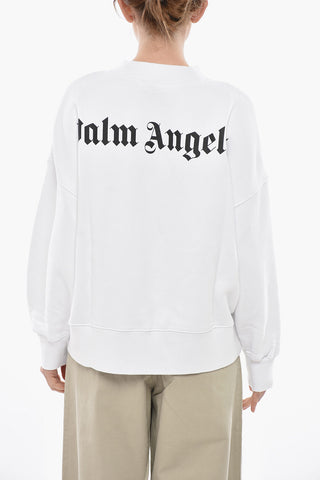 Rundhals-Sweatshirt CLASSIC LOGO aus gebürsteter Baumwolle