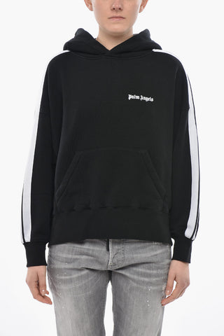 Brushed Cotton Hoodie with Contrast Band