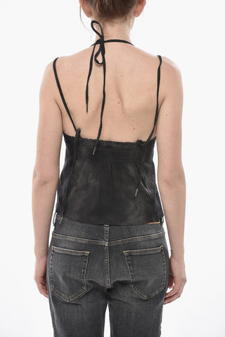 Lightweight Cotton Top T-CORN-OUT with Faded Effect