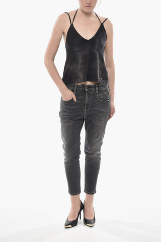 Lightweight Cotton Top T-CORN-OUT with Faded Effect