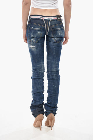 Straight-Leg Jeans SHARPEI with Logo Band 16cm