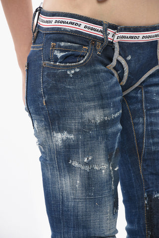 Straight-Leg Jeans SHARPEI with Logo Band 16cm