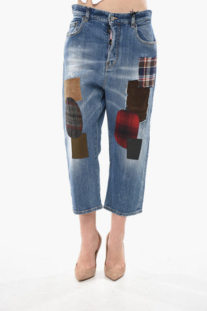 Wide-Leg Jeans KAWAII with 20cm Patchwork Details