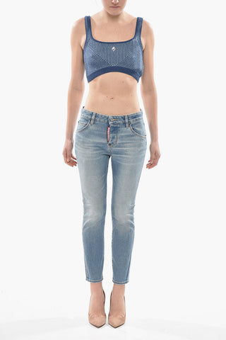 Jeans COOL GIRL aus Stretch-Denim 15cm