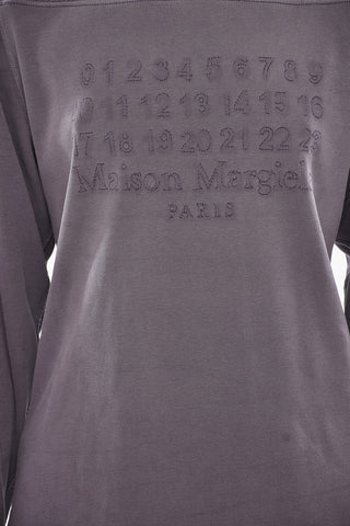 MM1 Crewneck Sweatshirt With Front Embroidery