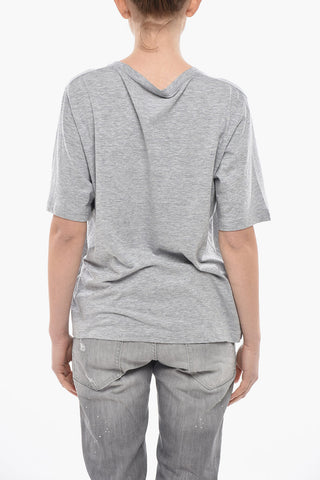 Rundhals-T-Shirt EASY FIT mit Print