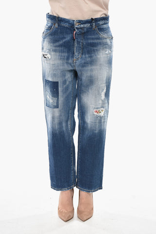 Stretch Denim Jeans BOSTON Straight Leg 19cm