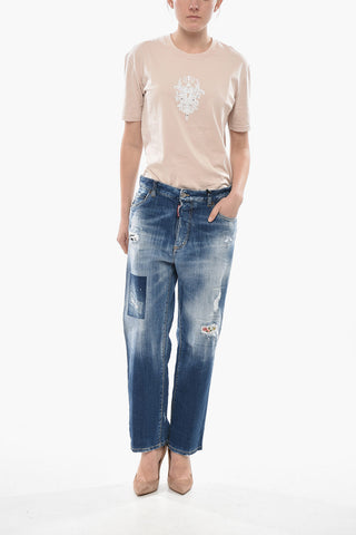 Jeans BOSTON aus Stretch-Denim mit geradem Bein 19cm
