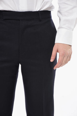 버진 울 4포켓 바지 숨김 여밈