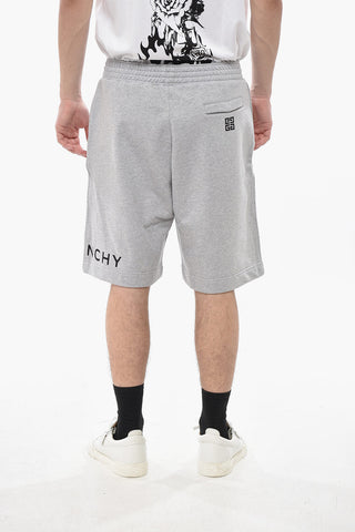 Einfarbige Fleece-Shorts