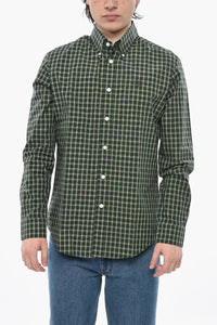 Button-Down-Hemd Aus Baumwolle Mit Karo-Muster