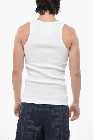 Ribbed Stretch Cotton Tank Top