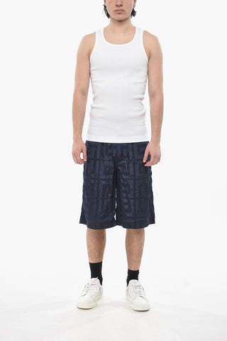 Ribbed Stretch Cotton Tank Top