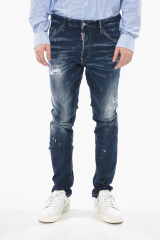 Jeans COOL GUY Vintage Effect With Leather Patch 16cm