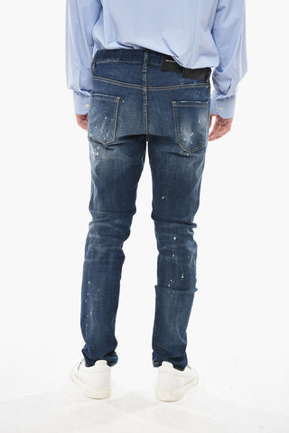 Jeans COOL GUY Vintage Effect With Leather Patch 16cm