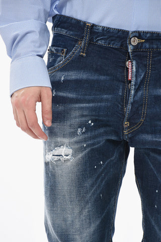 Jeans COOL GUY Vintage Effect With Leather Patch 16cm