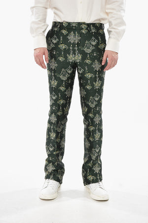 4-Taschen-Hose CHANDELIER Aus Seidenmischung Jacquard