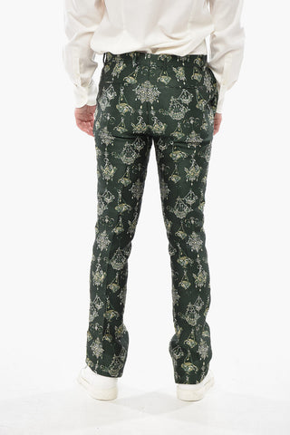 4-Taschen-Hose CHANDELIER Aus Seidenmischung Jacquard