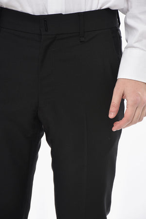 Hose aus Mohair-Mix mit Reißverschlusstasche