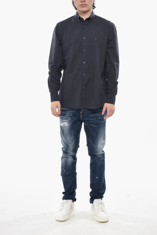 ID Karohemd mit Button-Down-Kragen
