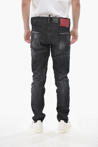 Jeans COOL GUY in Denim Stretch Effetto Vintage 17cm