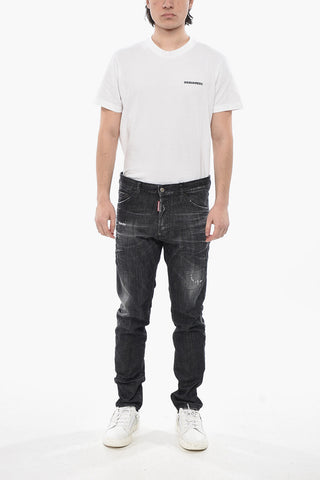 Jeans COOL GUY in Denim Stretch Effetto Vintage 17cm