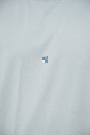 T-Shirt Rundhals Aus Baumwolle Mit Gesticktem Logo