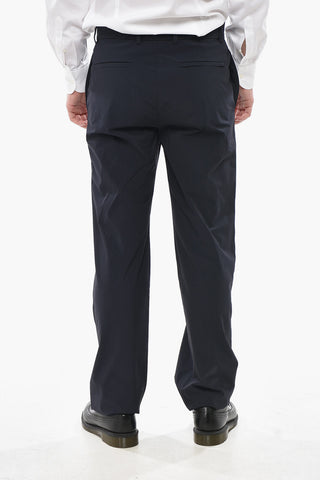 Chinohose mit geradem Bein aus elastischem Nylon