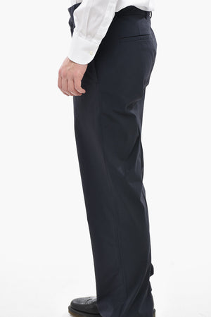 Elasticized Nylon Straight-Leg Chino Pants