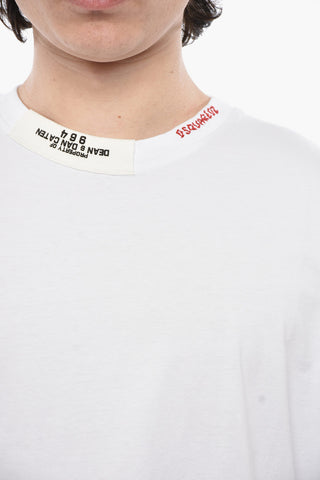 Crewneck T-Shirt REGULAR FIT Solid-Color With Embroidered Logo