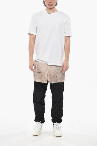 T-Shirt Mit Rundhalsausschnitt REGULAR FIT Uni Mit Besticktem Logo