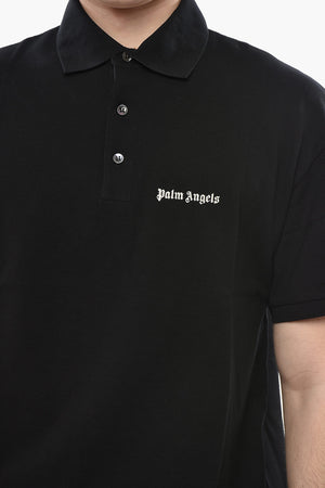 Polo in Cotone Piquet con Logo Ricamato
