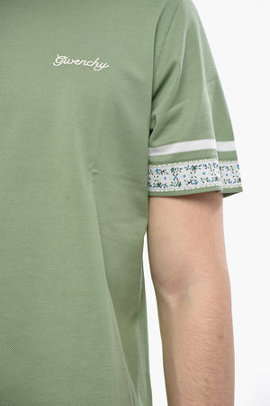 Polo Aus Hopsack-Baumwolle Mit Floralen Details