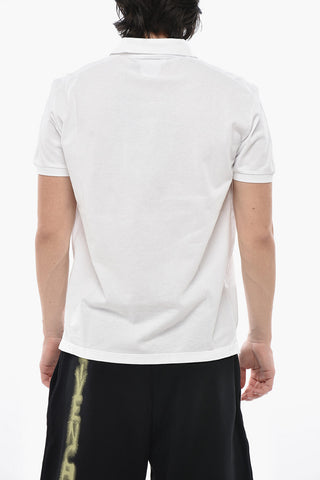 Einfarbiges Polo-Shirt TENNIS FIT mit erhabenem Logo