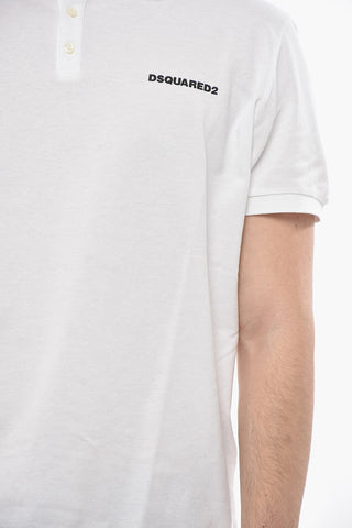 Einfarbiges Polo-Shirt TENNIS FIT mit erhabenem Logo