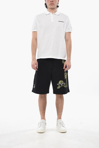 Einfarbiges Polo-Shirt TENNIS FIT mit erhabenem Logo