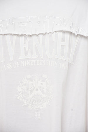 Double-Fabric Embroidered T-Shirt COLLEGE