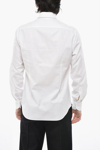 Camicia in Cotone a Tinta Unita