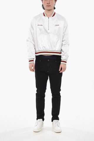 Anorak im Bomber-Fit aus Nylon-Satin