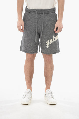 Shorts in Maglia con Elastico in Vita