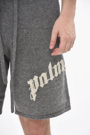 Shorts in Maglia con Elastico in Vita