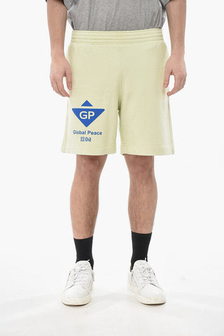 Cotton Shorts GLOBAL PEACE with Print