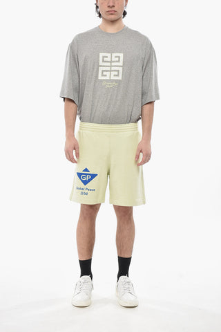 Cotton Shorts GLOBAL PEACE with Print