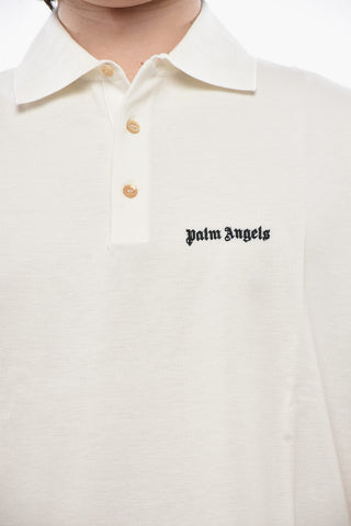 Solid-Color Polo with Contrast Logo