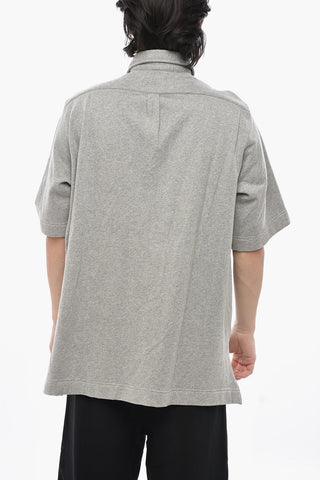 Cotton-Jersey Polo with Applied Logo