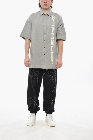 Cotton-Jersey Polo with Applied Logo