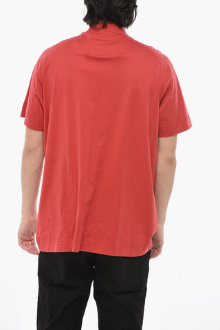 Rundhals-T-Shirt BANDANA mit Kristallen und Ringen