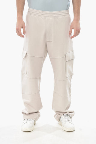 Cargo-Joggers Straight-Leg aus gebürsteter Baumwolle