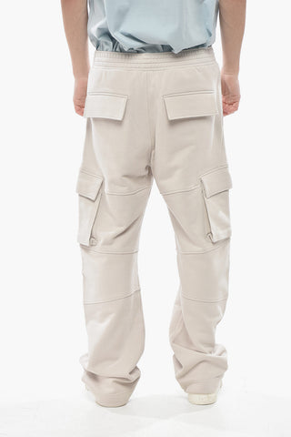Cargo-Joggers Straight-Leg aus gebürsteter Baumwolle